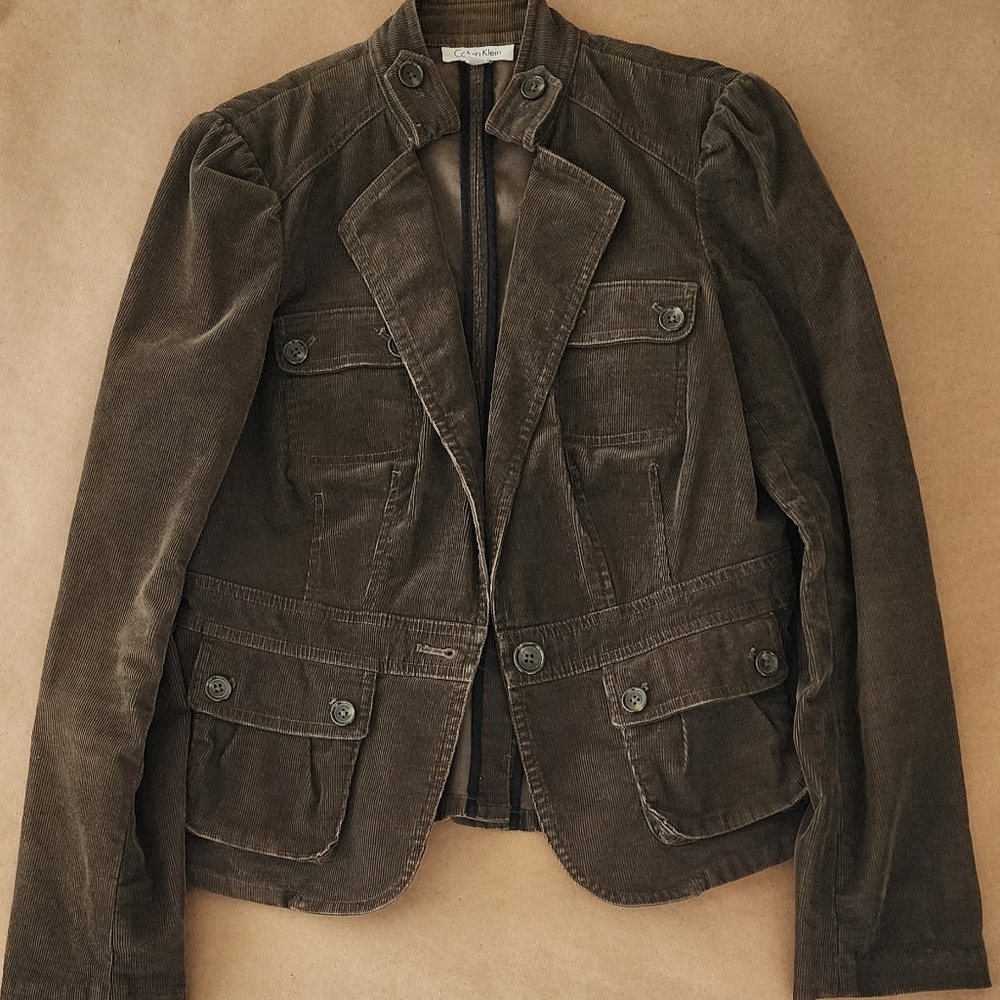 Calvin klein Corduroy Jacket Size 6